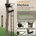 thumbnail image 2 of Muddy The Skybox Deluxe 20' Hunting Ladderstand, Tree Stand w/Blind Kit, 2 of 9