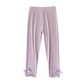 thumbnail image 1 of MeetoTime Leggings Légers pour Tout-Petits Enfants Filles Extensibles Confortables en Coton Taille Haute Leggings, 1 of 3