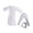 white, variant on FashionCha 2 Pieces Miniature Figure Coat Action Figure Clothes Costume Accessory Trench Coat Mid Length Jacket Cloth Material Suitable for Tabletop Gaming Model Dioramas grey