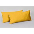 thumbnail image 3 of Vargottam Indoor/Outdoor Polyester Fabric Lumbar Pillow With Insert, All-Weather Waterproof Decorative Throw Pillow for Patio Furniture-Set of 2 - Yellow, 3 of 7
