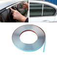 thumbnail image 2 of Premium 5 Meter Chrome Silver Trim Strip for Protecting Car Door Sides, 2 of 3