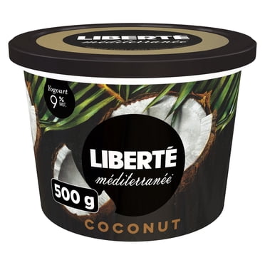 Yogourt Liberté Méditerranée 9 %, noix de coco, 500 g