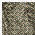 thumbnail image 4 of Soimoi Georgette Viscose Fabric Monstera Leaf & Floral Printed Fabric 1 Yard 42 Inch Wide, 4 of 5