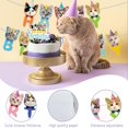 thumbnail image 2 of AMERTEERBirthday Decorations  Cat Happy Birthday Banner + Cake Topper + 10 Kitty Cupcake Toppers (12 PCS), 2 of 6