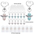 thumbnail image 1 of AMERTEER Gift Bags Set DIY Drawstring Candy Biscuit Pouches Kit Heart Shaped Keychain Hanging Tags Favor Bags Set, 1 of 10