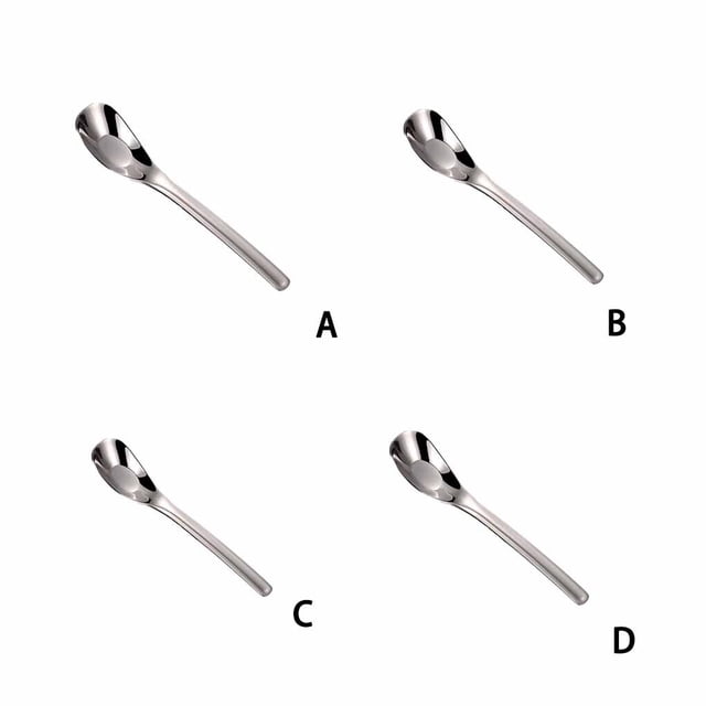 pitrice Spoon Stainless Steel Polishing Cute Durable Portable Spoons Tableware Flatware Kitchen Dinning Dinnerware Accessories 316 S