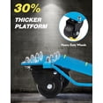 thumbnail image 3 of Cherish Car Dollies Set of 2,4000LBS with Tow Hooks, Thickened Handles & Sidebar, Car Wheel Dolly with Security Lock, Car Dolly for Moving Cars, Trucks & Vehicles, 3 of 7