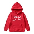 thumbnail image 1 of Children's Long Sleeved Hoodie With Printed Bow Tie, 1 of 4