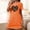 Orange, variant on Sakmal Oversized Moomoos for Women Sleep Pink Cute Lightweight Loungewear Short Crew Neck Short Sleeve Leopard Print Nightgowns S-2XL