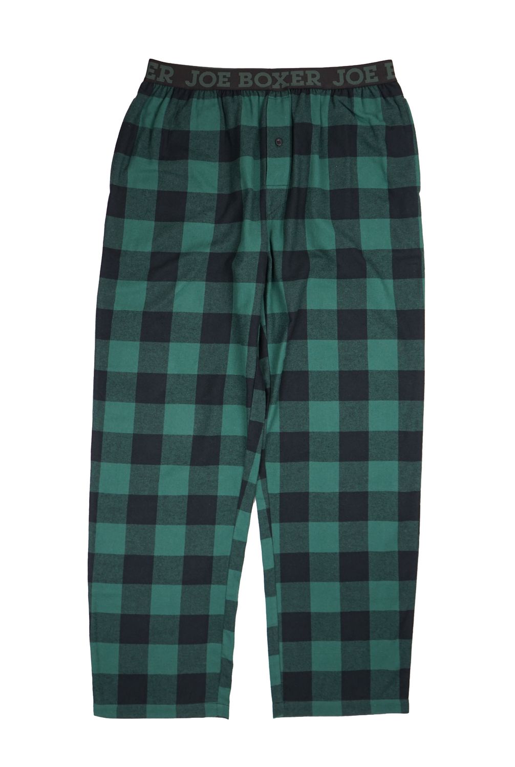 Pantalon de nuit en flanelle 100 % coton pour homme avec bande taille à logo Joe Boxer