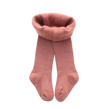 Ketyyh-chn99 Baby Pant Legging Jogger for Infant Toddler Kids Baby Girls Cotton Fleece Warm Full Leggings Pantihose Stretchy Basic Full Length Pants For Winter Stocking for 6-12 Months,Pink