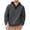 03-Dark Gray, variant on Ecqkame Men's Casual Hoodies Fashion Drop Shoulder Sleeves Pullover Sweatshirts Handsome Lightweight Hoodie With Pockets Pink XL