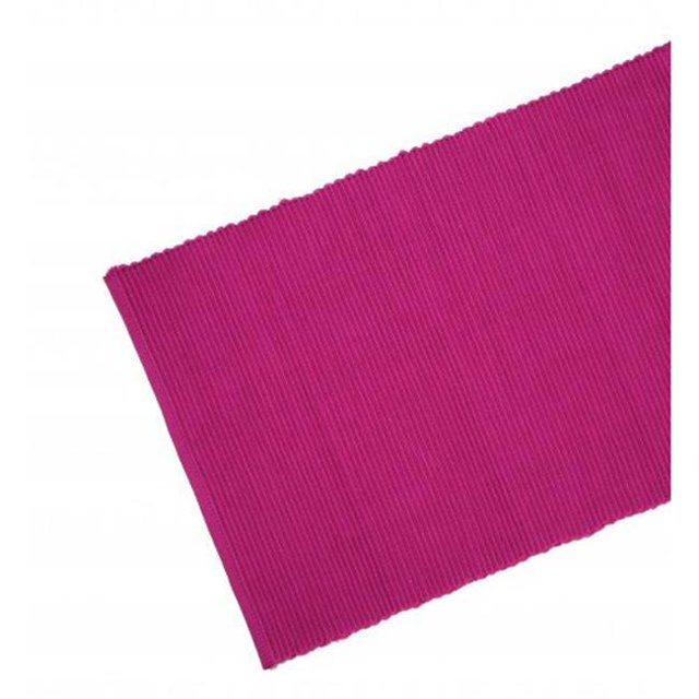 Chemin de Table Côtelé 13 x 54 Po, Magenta et Fuchsia