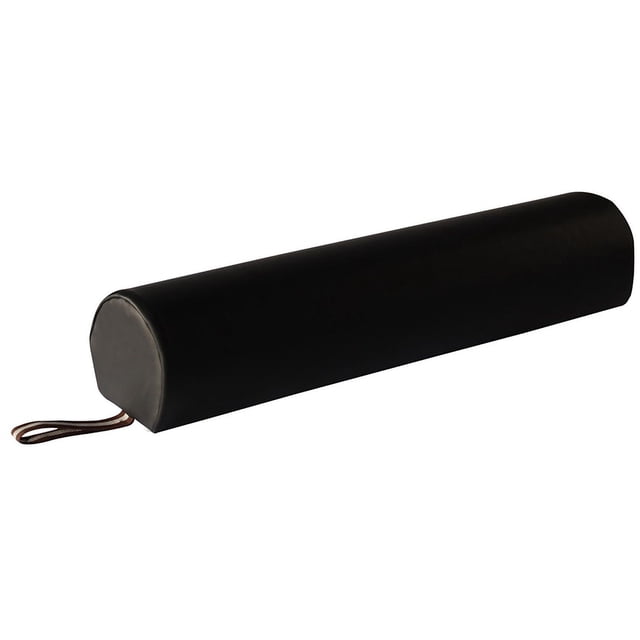 Master Massage 6" 3/4 Round Bolster for Massage Table, Black