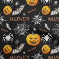 thumbnail image 1 of oneOone Polyester Spandex Black Fabric Halloween Craft Projects Decor Fabric Printed By The Yard 56 Inch Wide, 1 of 4
