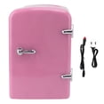 thumbnail image 2 of Mini Beauty Fridge, Portable 4L Refrigerator Cooler or Warmer, DC 12V Vehicle Skincare Fridge, Small Fridge for Makeup Skincare, Food, Cosmetics, Home, Office and Car, 2 of 8
