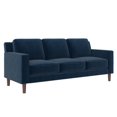 thumbnail image 3 of DHP Bryanna 3 Seater Sofa, Gray Velvet, 3 of 8