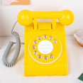 thumbnail image 3 of Rotary Phone Toy Retro Style Hand-eye Coordination Wear Resistant Single Line Emergency Desk Phone for Kids, 3 of 11