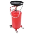 thumbnail image 2 of Ourlova Portable Fee Oil Drain 20 Gallon Waste Oil Container for Steel Oil Change Pan with Brake Wheels Liquid Level Indicator Tube Oil Cart for Oil Drain Funnel Drain, 2 of 7