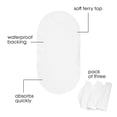 thumbnail image 2 of Boppy Doublures pour Matelas à Langer, Blanc, Lot de 3, 2 of 5