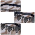thumbnail image 4 of 2 Pcs Nouvelles Bas en Dentelle pour Mariée Pendentif en Strass Jarretière de Mariage Western, 4 of 7