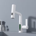 thumbnail image 3 of Langgg Premium Water Tap LED Temperature Display And 360° Rotation Liftable And 360° Rotation Shower Faucet Black, 3 of 6