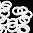 thumbnail image 4 of S SERENABLE 1/2 "3/4" PTFE Joint de Bride, Blanc Plat PTFE Joint de Rondelle 50pcs Mis Demi-Pouce, 4 of 9