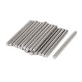 thumbnail image 1 of Unique Bargains M4 x 50mm 0.7mm Pitch 304 Stainless Steel Fully Threaded Rod Fasteners 20 Pcs, 1 of 1
