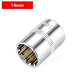thumbnail image 1 of Lefu 12 Point Mirror Short Socket Head 3/8inch Drive Torx Bit Ratchet Wrench Adapter, 1 of 8
