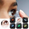 thumbnail image 4 of Contact Lens Cases (empty)- Animals Spooky & Stylish Halloween Eye Contacts Lens Storage Holder Leakproof Daily Organized Box Halloween Colored Dragon Eye Lenscase, 4 of 6