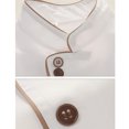 thumbnail image 4 of SHISUYAN Unisex Short Sleeve Chef Uniform Basical Chef Catering Shirt for Bakery Food Service Restaurant Size L (White), 4 of 8