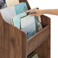 thumbnail image 2 of Crosley Furniture Liam Ensemble de Rangement et Support de Tourne-Disque en Bois, 2 Pcs - Noyer, 2 of 11