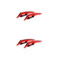 thumbnail image 3 of Wweixi Aerodynamic Spoiler Wing Motorcycle Motorcycle Accessories Durable Aerodynamic red 2Set, 3 of 6