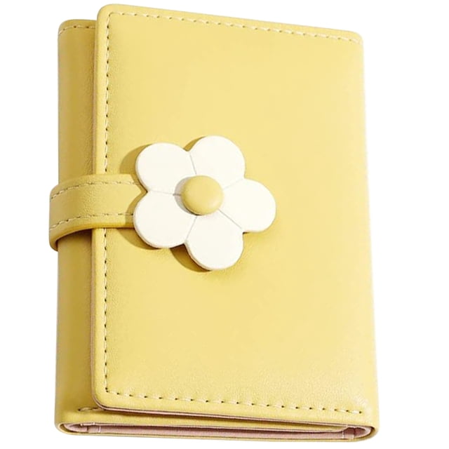 MasteelfCA Simple Style Student Purse Flower Pattern Fashion Wallet Folding Korean Style Girl Purse