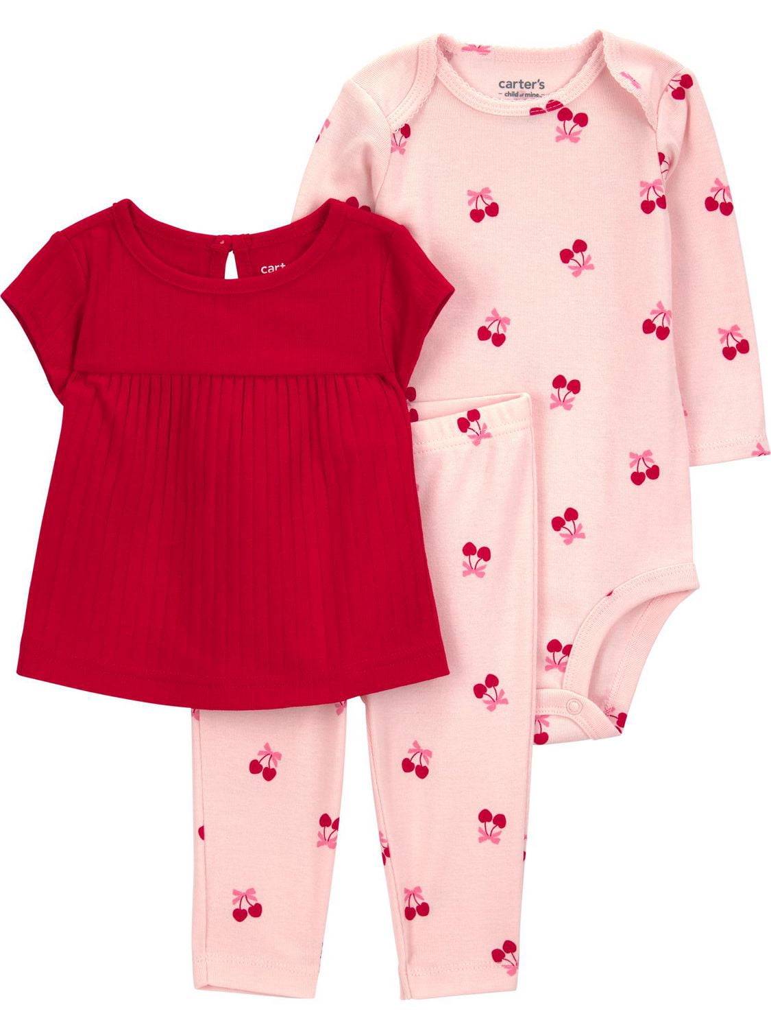 Carter's Child of Mine IG 3pc Set-Cherry