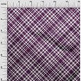 thumbnail image 3 of oneOone Cotton Poplin Purple Fabric Check Sewing Material Print Fabric By The Yard 42 Inch Wide, 3 of 4