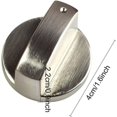 thumbnail image 2 of Bouton de Commande de Réchaud à Gaz en Métal Brossé Accessoires de Remplacement pour Cuisinière à Gaz (8 Pcs 8mm), 2 of 5