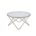 thumbnail image 2 of ACME Valora Coffee Table in Champagne & Frosted Glass, 2 of 2