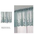 thumbnail image 2 of Lace Cafe Kitchen Ruffle Window Drape window treatment Semi Valance Semi Transparent Voile Curtains Window Treatment, 2 of 8