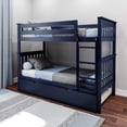 thumbnail image 2 of BEDSMART Lits Superposés Simple sur Simple en Bois Massif avec Tiroir-Lit / Bleu, 2 of 3