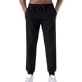 thumbnail image 1 of Dagugfen Pantalon Homme Taille Élastique Jambe Fuselée Ajusté Été Léger Décontracté Course Athlétique, 1 of 5