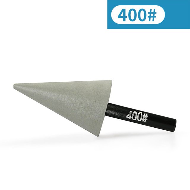 6Mm Shank Resin Diamond Conical Burr Grinding Head For Stone Carving Rotary