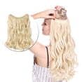 thumbnail image 1 of Invisible Wire in Hair Extensions Miracle Secret Hairpieces Curly Straight Synthetic hair, 1 of 6