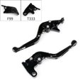 thumbnail image 1 of Leviers d'Embrayage de Frein Ajustables, Pliants et Extensibles pour Triumph DAYTONA SPEED 1050 Noir, 1 of 2