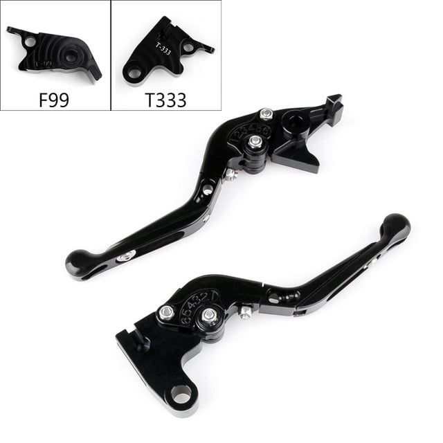 Leviers d'Embrayage de Frein Ajustables, Pliants et Extensibles pour Triumph DAYTONA SPEED 1050 Noir
