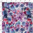 thumbnail image 3 of Soimoi Modal Satin Fabric Rose Watercolor Printed Craft Fabric by the Yard 42 Inch Wide, 3 of 6