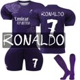 thumbnail image 1 of Garçons Filles Enfants RONALDO 7# MODRIC 10# BELLINGHAM 5# Maillot de Soccer Soccer Ensemble, 1 of 2