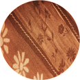 thumbnail image 1 of Ahgly Company Tapis d'Intérieur Ronds de Style Transitionnel Lavables à la Machine, Rouge Tomate, 4 Pieds Rond, 1 of 7