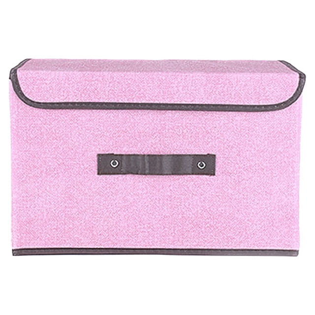 Prime Spring Deals 2025 Foldable Storage Box with Lid 2Pcs (Large + Small) Fabric Storage Box with Lid, Closet Storage Box, Room Organization, Office Storage, Toy Storage