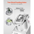thumbnail image 3 of VEVOR Food Processor Vegetable Chopper w/ 6 Blades Food-Grade Stainless Steel Blender, 3 of 9